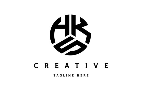 HKS creative circle three letter logo