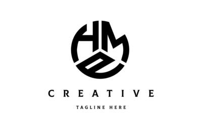 HMP creative circle three letter logo