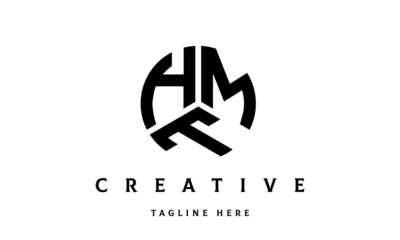 HMT creative circle three letter logo
