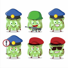 A dedicated Police officer of barberry mascot design style