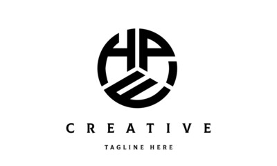 HPE creative circle three letter logo