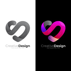 Love care design vector, charity icon template