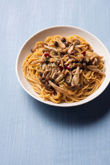 キノコの和風パスタ