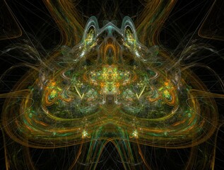 Imaginatory fractal abstract background Image