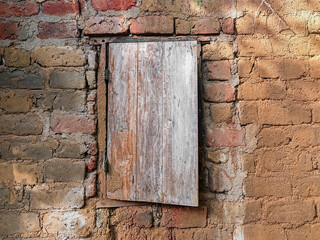 old wooden window