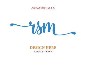 RSM lettering logo is simple, easy to understand and authoritative