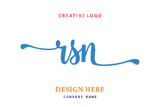 RSN lettering logo is simple, easy to understand and authoritative