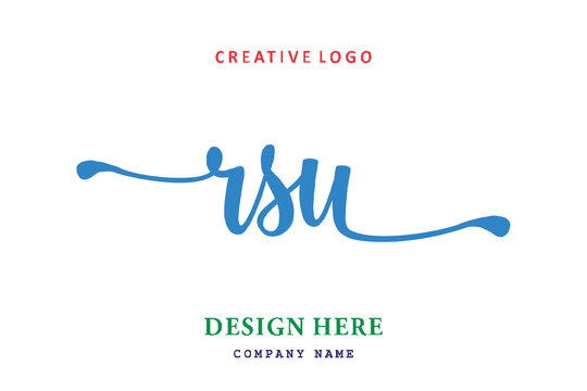 RSU lettering logo is simple, easy to understand and authoritative