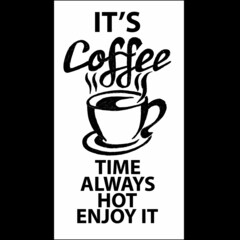 cup of coffee with text
