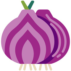 onion flat icon