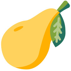 pear flat icon