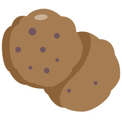 cookies flat icon