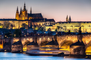 View of the city of Prague