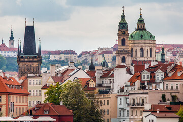 Naklejka na ściany i meble View of the city of Prague