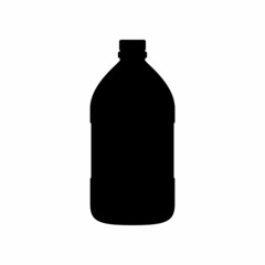 Gallon vector isolated on white background. gallon vector silhouette.