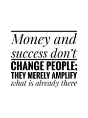 Inspirational quotes in white background