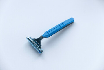 Disposable razor isolated on a white background.