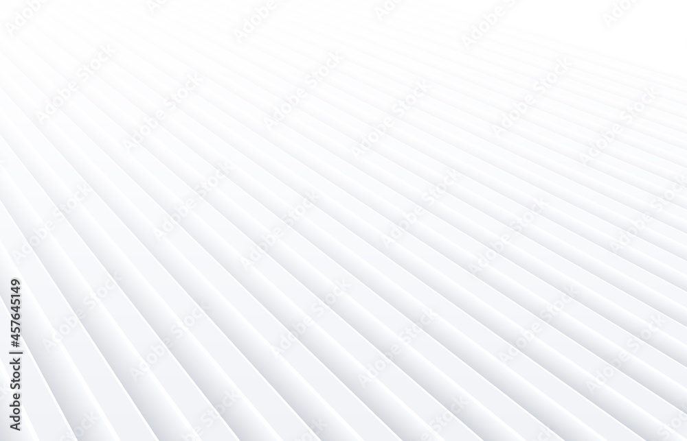 Poster 3D white background for business presentation. Abstract dyamic lines pattern. Minimalist empty striped blank BG. Halftone monochrome cover with modern digital minimal color illustration
