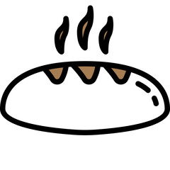 bread one color icon