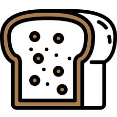 bread one color icon