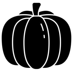 pumpkin line icon
