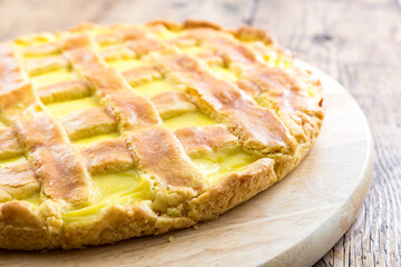 Tasty and beautiful Homemade cream tart