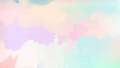 Abstract colorful watercolor for background. Pastel mesh background