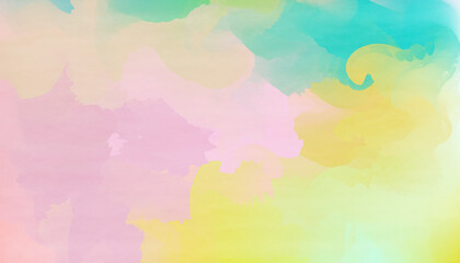 Abstract colorful watercolor for background. Pastel mesh background