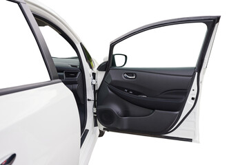 Open car passenger door - Powered by Adobe