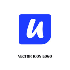 Letter U logo icon design template elements