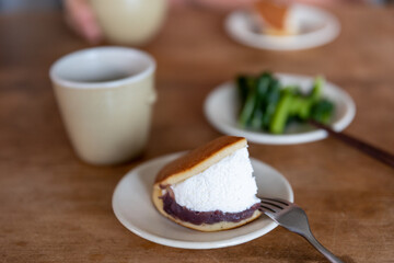 Dorayaki : Japanese traditional dessert 