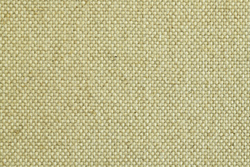 Linen canvas background. Unprimed linen canvas for painting.