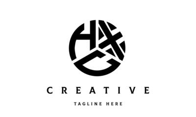 HXC creative circle three letter logo