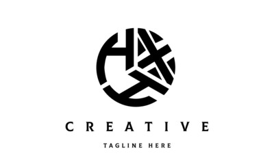 HXH creative circle three letter logo