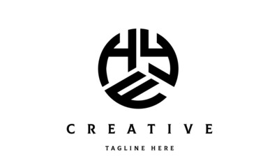 HYF creative circle three letter logo