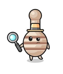 honey dipper detective character is analyzing a case