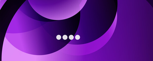 Fluid gradients, swirls and circles. Bright color lines. Vector Illustration For Wallpaper, Banner, Background, Landing Page