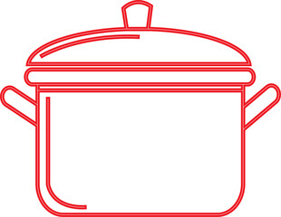 pot icon cook object sign design