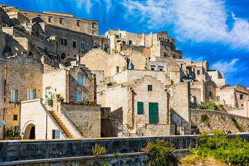 Fototapeta na wymiar Monumental architecture of Matera, Basilicata, Italy