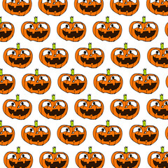 Halloween Pumpkin Background wallpaper deign