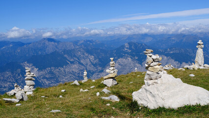 On top of the Monte Baldo in Italy