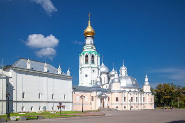 Vologda Kremlin - view of the bell tower and the Resurrection Cathedral