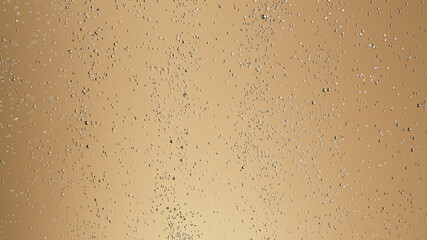 Close-up of champagne bubbles background.