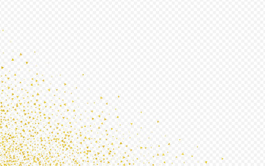 Yellow Sequin Isolated Transparent Background.