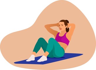 girl exercise fitness 