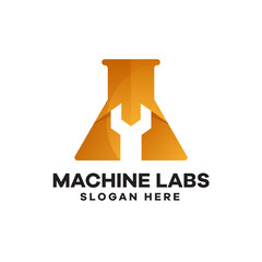 Machine Labs Gradient Logo Design