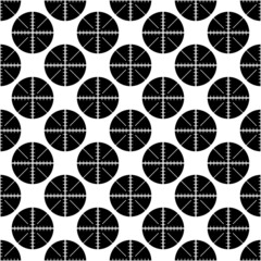 Sight sniper pattern seamless background texture repeat wallpaper geometric vector