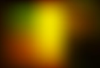 Dark orange vector gradient blur background.