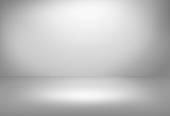 Gray empty room studio gradient used for background and display your product. 3d render