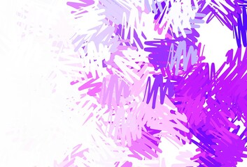 Dark Purple vector background with straight lines.